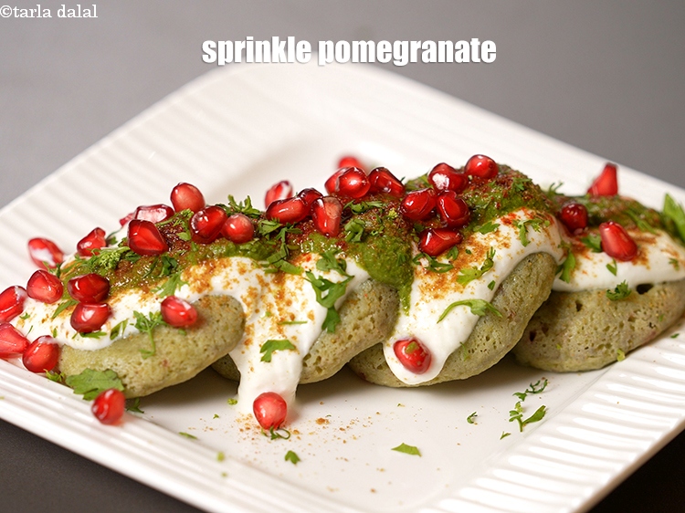 Step 31 – Sprinkle 2 tsp of pomegranate evenly over them.