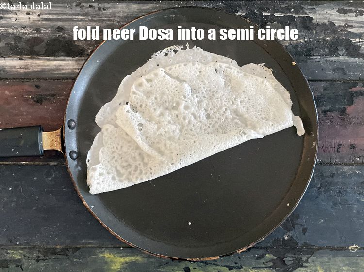 Step 31 – Fold to form a semi-circle.