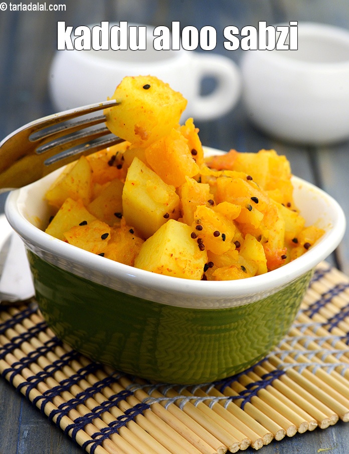 Step 31 – Serve <strong>aloo aur kaddu ki sabzi | kaddu aloo sabzi | Rajasthani&nbsp;aloo aur kaddu ki …