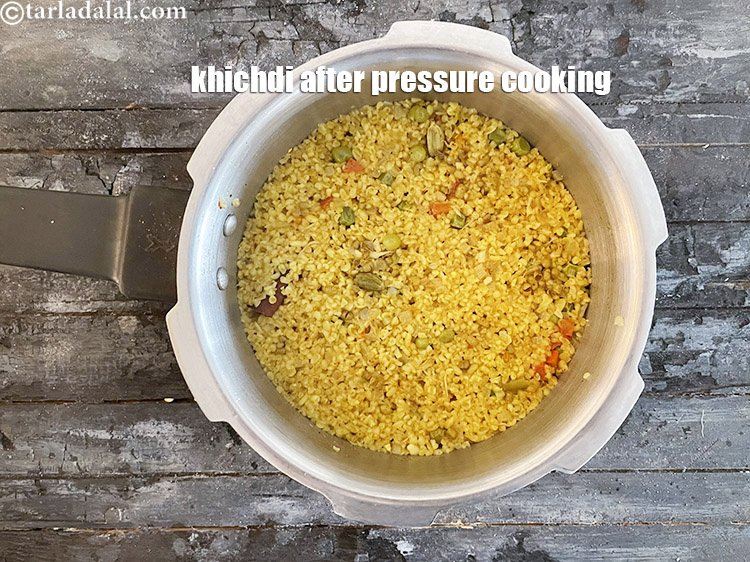 Step 51 – This is what the khichdi looks like.