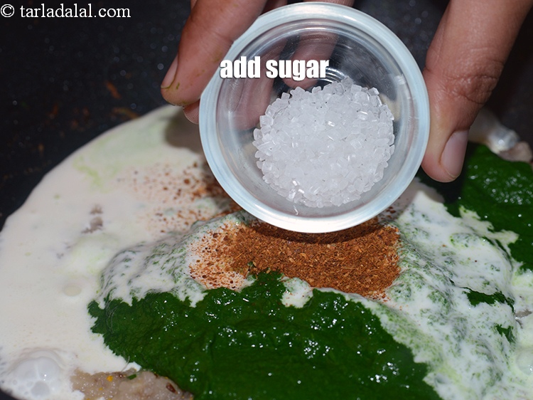 Step 31 – Add 1 tsp sugar.