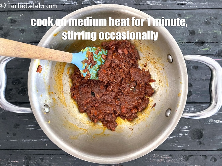 Step 31 – Cook on a medium flame for 1 minute, while stirring occasionally.
