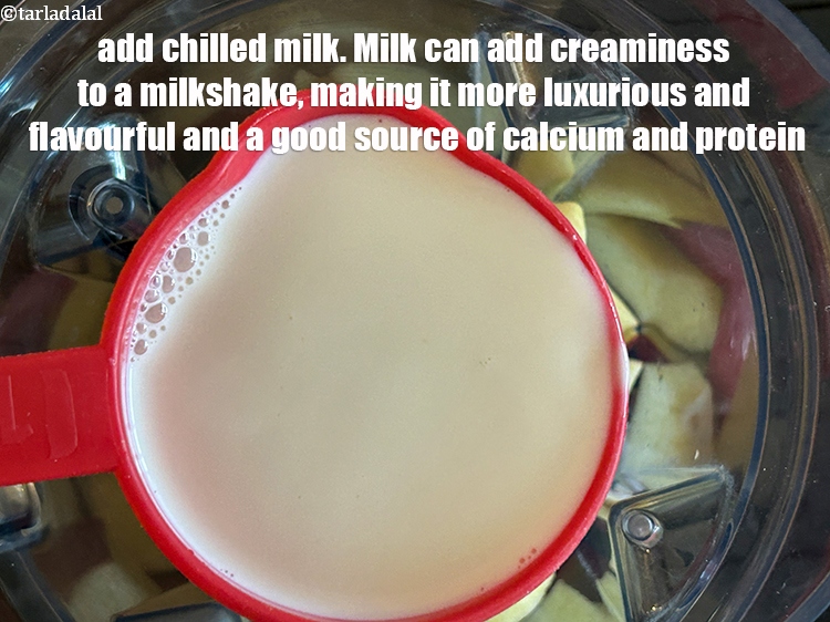 Step 15 – <html><head><meta charset="UTF-8"> </head><body><p>Add ¾ cup of milk. Many people opt for milk alternatives like&nbsp;<a href="https://www.tarladalal.com/almond-milk-homemade-pure-almond-milk-40984r">almond …