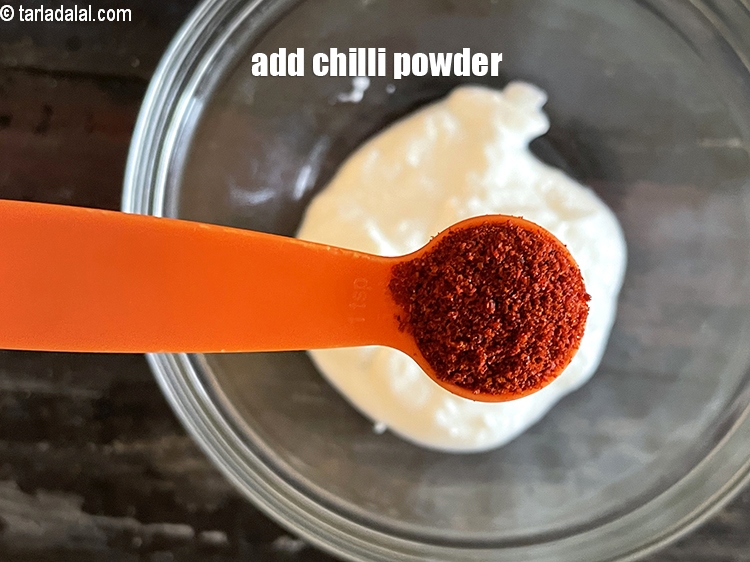 Step 6 – Add&nbsp;<meta charset="UTF-8" />2 tsp&nbsp;<a href="glossary-chilli-powder-red-chilli-powder-339i">chilli powder</a>.