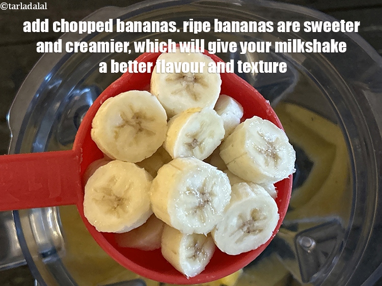 Step 14 – <meta charset="UTF-8" /> Add&nbsp;<a href="glossary-chopped-bananas-20i">chopped bananas</a>.&nbsp;<strong>Use ripe bananas</strong>: Ripe bananas are sweeter and creamier, which …