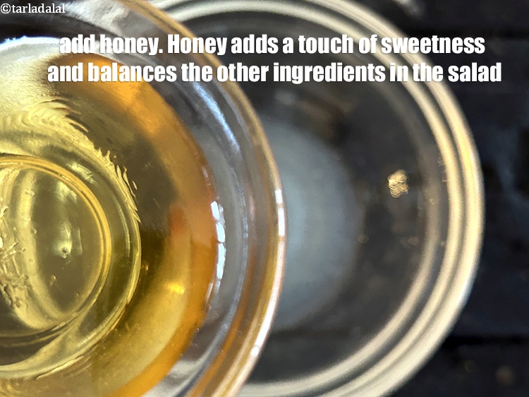 Step 8 – Add&nbsp;<meta charset="UTF-8" />2 tsp&nbsp;<a href="glossary-honey-467i">honey</a>.&nbsp;Honey is a popular ingredient in kale apple salad dressings because …