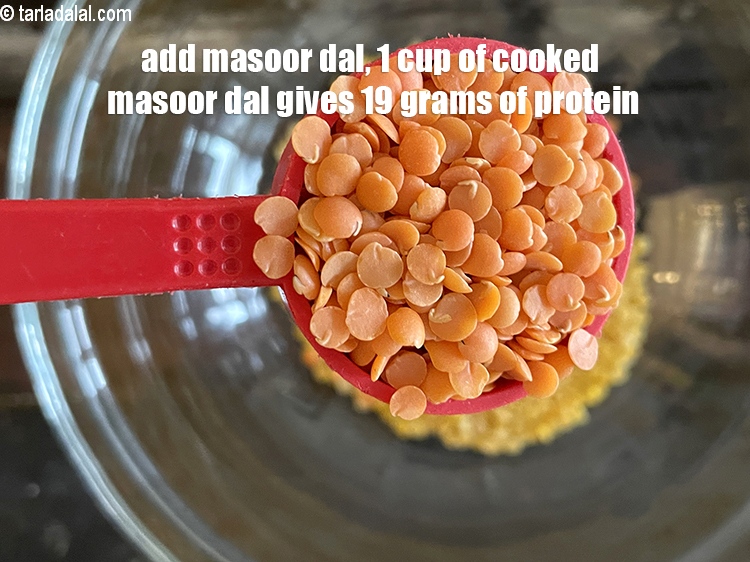 Step 4 – Add&nbsp;<meta charset="UTF-8" />2 1/2 tbsp&nbsp;<a href="glossary-masoor-dal-split-red-lentil-masoor-ki-dal-303i">masoor dal (split red lentil)</a>.&nbsp;<meta charset="UTF-8" />1 cup of cooked&nbsp;<a …