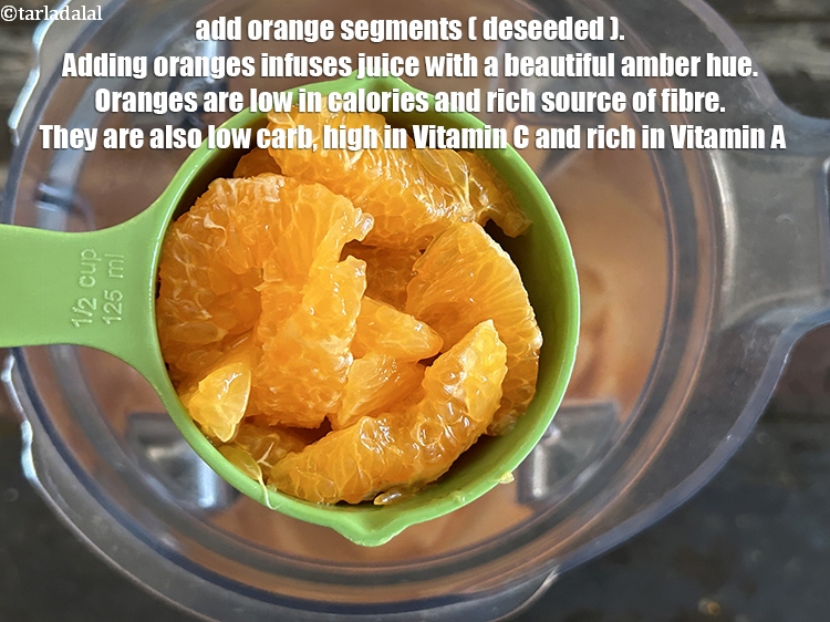 Step 19 – <meta charset="UTF-8" /> Add&nbsp;&nbsp;<a href="glossary-orange-segments-116i">orange segments</a>&nbsp;(deseeded).&nbsp;Adding oranges infuses the juice with a beautiful amber hue, …