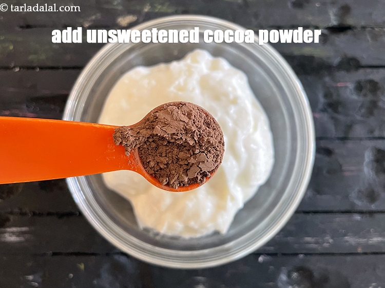 Step 6 – Add&nbsp;<meta charset="UTF-8" />1 1/2&nbsp;tsp&nbsp;unsweetened hershey&#39;s&nbsp;<a href="glossary-cocoa-powder-284i">cocoa powder</a>.