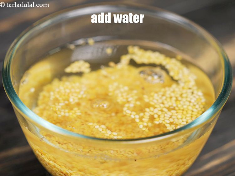 Step 4 – Add enough water.&nbsp;