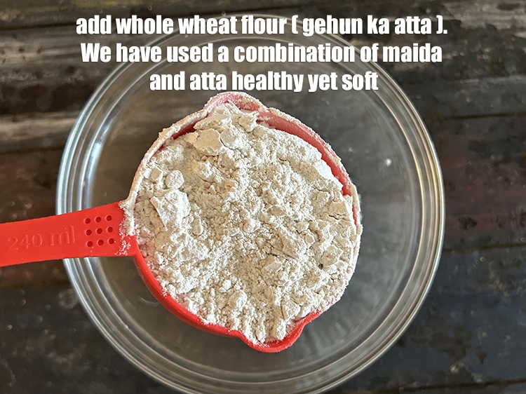 Step 4 – Add <meta charset="UTF-8" />1 cup&nbsp;<a href="glossary-whole-wheat-flour-gehun-ka-atta-gehun-ka-aata-429i">whole wheat flour (gehun ka atta)</a>. <u><em>We have used a …