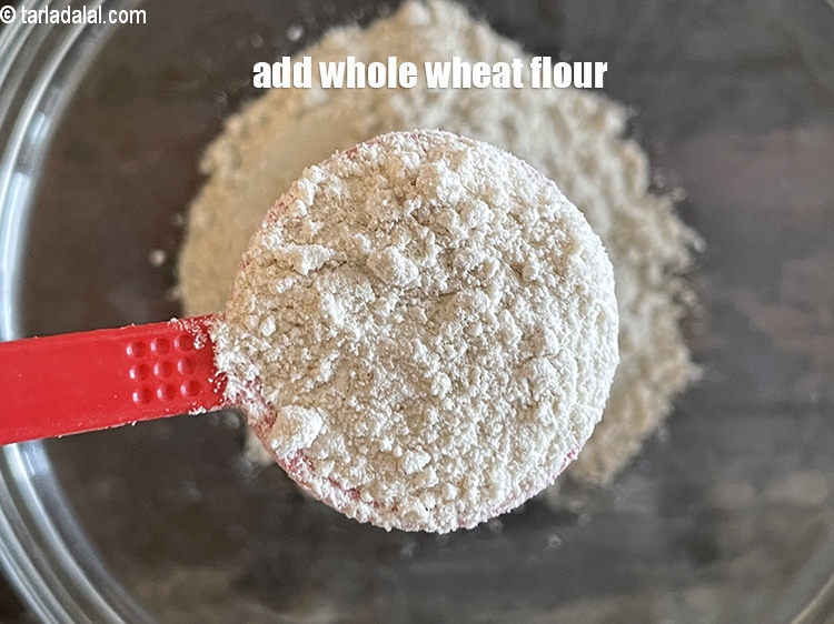 Step 4 – <meta charset="UTF-8" /> Add 2 tbsp&nbsp;<a href="glossary-whole-wheat-flour-gehun-ka-atta-gehun-ka-aata-429i">whole wheat flour (gehun ka atta)</a>.&nbsp;Whole wheat flour&nbsp;is excellent …