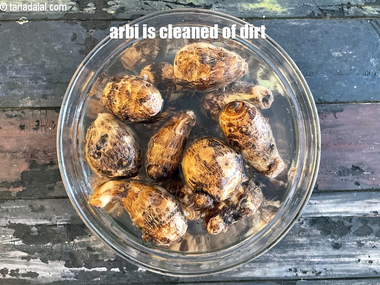 Step 14 – Arbi is cleaned.&nbsp;