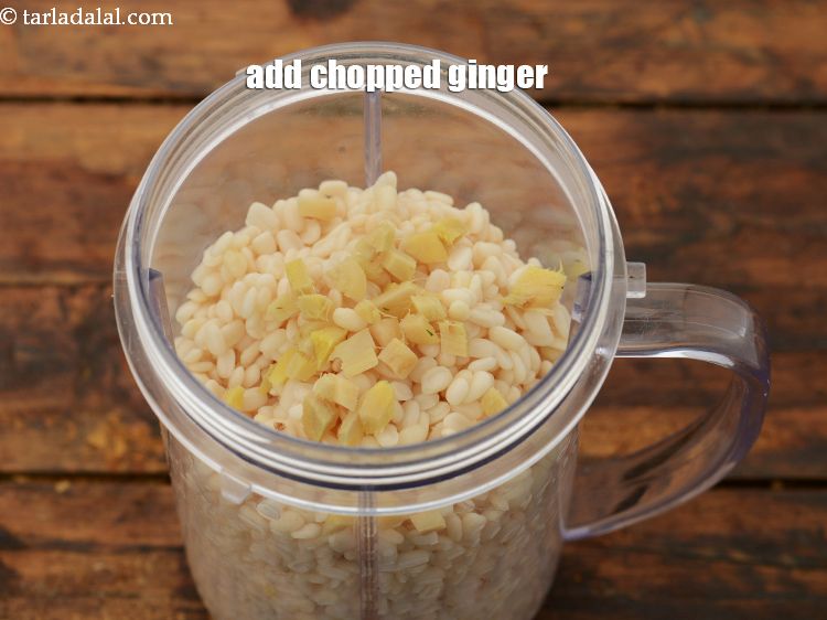 Step 36 – Add the <a href="https://www.tarladalal.com/glossary-ginger-adrak-453i" target="_blank">ginger</a>.