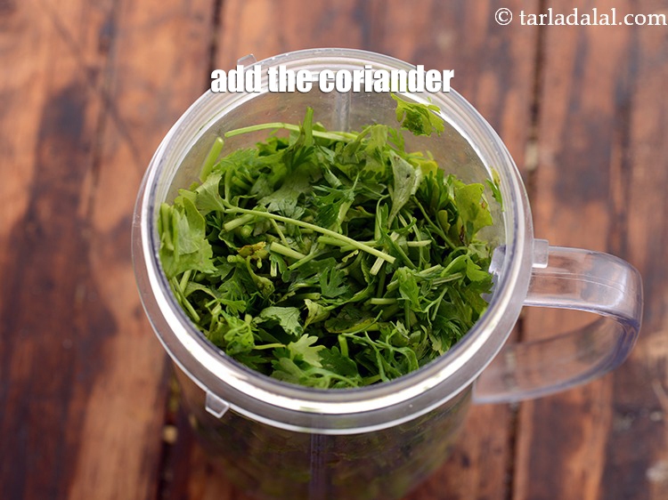 Step 3 – Add <meta charset="UTF-8" />1 cup&nbsp;<a href="glossary-chopped-coriander-783i">chopped coriander (dhania)</a>, you can also use little stalks as …