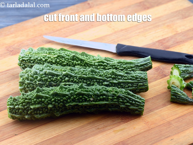 Step 4 – Cut the front and bottom edges.