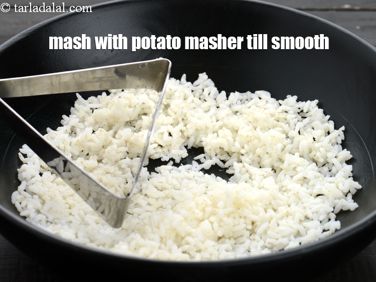 Step 5 – Mash with a potato masher till smooth.