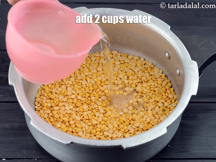 Step 4 – Add 2 cups water.&nbsp;