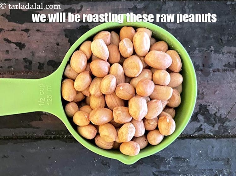 Step 5 – We will be using these raw peanuts to roast.
