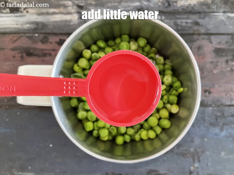 Step 4 – Add a little water. We used 2 tbls water.