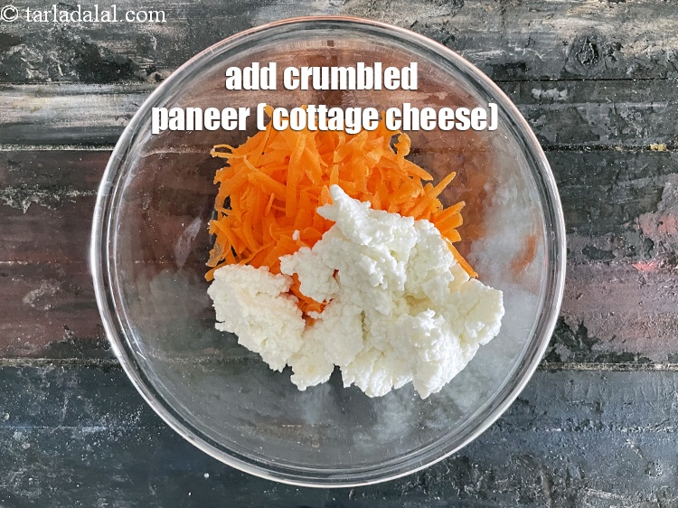 Step 4 – Add&nbsp;<meta charset="UTF-8" />1/2 cup&nbsp;<a href="glossary-crumbled-paneer-997i">crumbled paneer (cottage cheese)</a>.