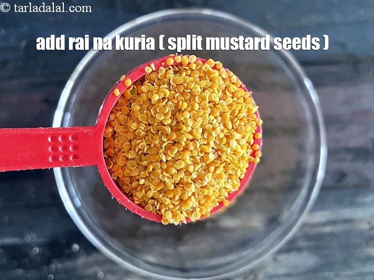 Step 4 – <meta charset="UTF-8" /> <meta charset="UTF-8" />Add&nbsp;1 tbsp&nbsp;<a href="glossary-split-mustard-seeds-rai-na-kuria-rai-kuria-527i">split mustard seeds (rai na kuria)</a>&nbsp;also called as …