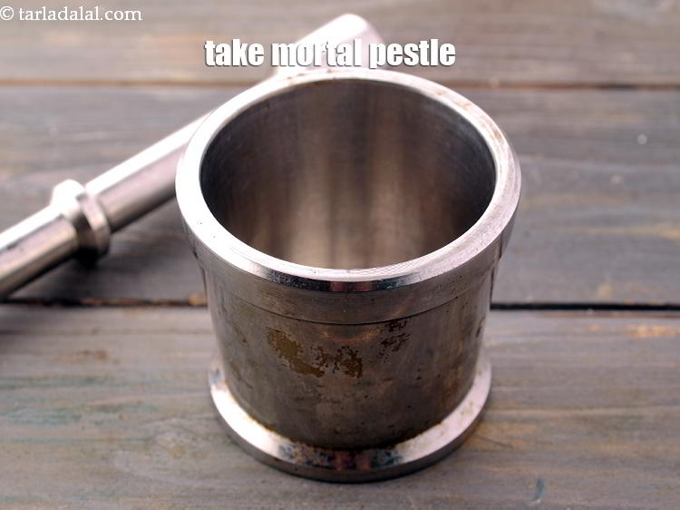 Step 6 – Take a mortal pestle, this is how it looks.