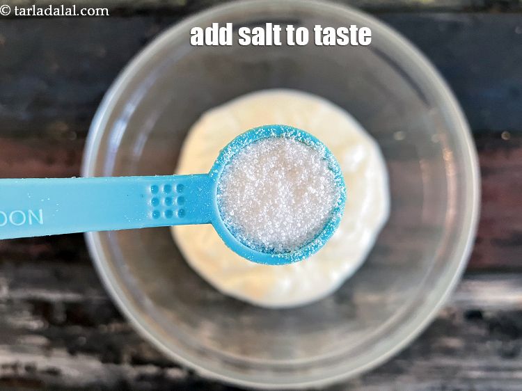 Step 9 – Add salt to taste. We added 1/2 tsp salt.