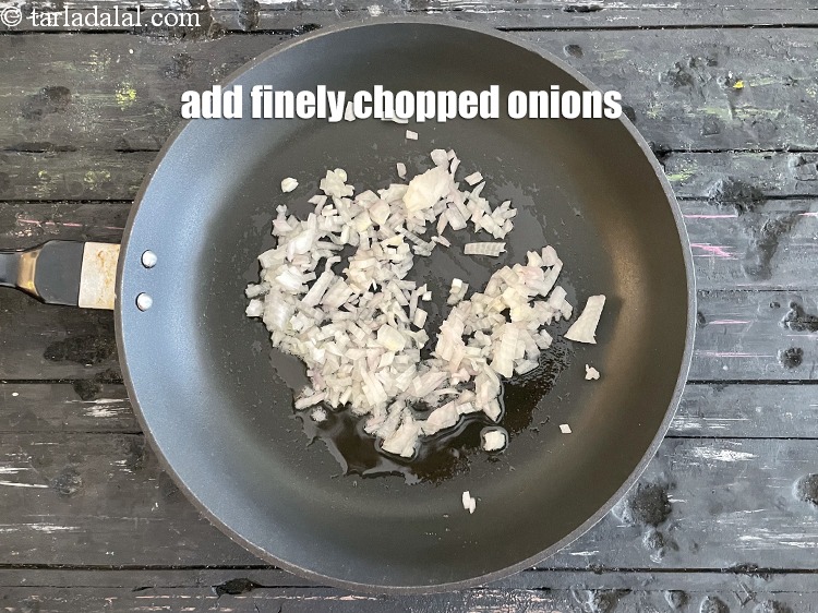 Step 33 – Add 1/4 cup&nbsp;finely chopped onion.