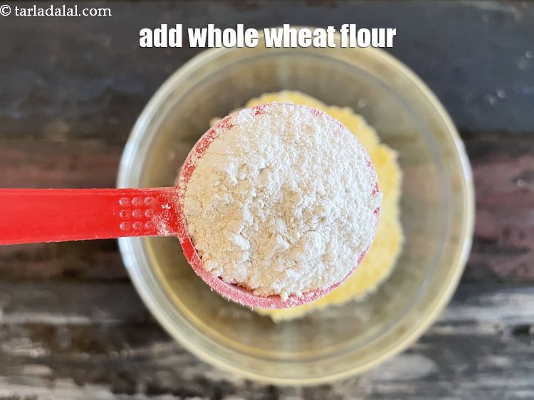 Step 6 – Add&nbsp;2 tbsp&nbsp;<a href="glossary-whole-wheat-flour-gehun-ka-atta-gehun-ka-aata-429i">whole wheat flour (gehun ka atta)</a>.