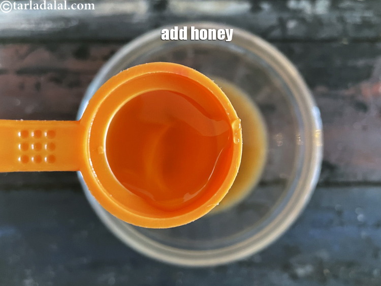 Step 19 – Add&nbsp;<meta charset="UTF-8" />1/2 tsp&nbsp;<a href="glossary-honey-467i">honey</a>.