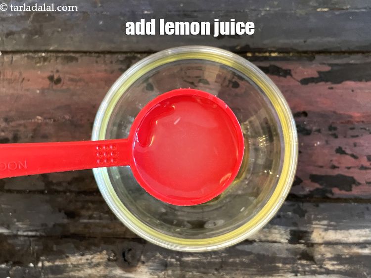 Step 12 – Add 1&nbsp;tbsp&nbsp;<a href="https://tarladalal.com/glossary-lemon-nimbu-428i">lemon</a>&nbsp;juice.