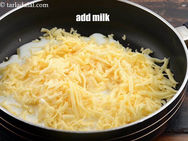 Step 4 – Add 1/2 cup&nbsp;<a href="https://www.tarladalal.com/glossary-milk-doodh-full-cream-milk-514i">milk</a>.&nbsp;