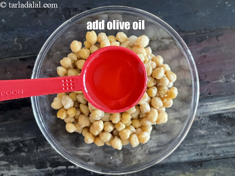 Step 32 – Add 3 tablespoons olive oil.