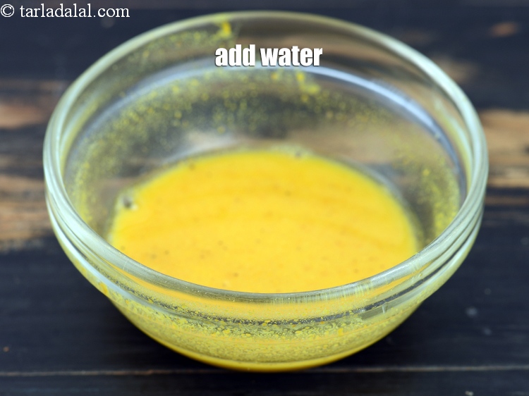 Step 4 – Add 2 tsp water.