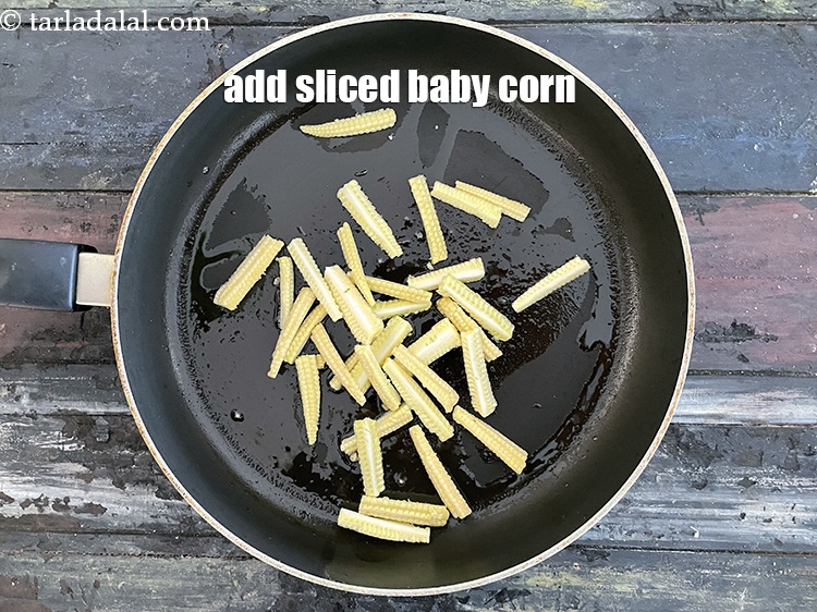 Step 17 – Add&nbsp;put&nbsp;<!--%3Cmeta%20charset%3D%22UTF-8%22%20%2F%3E-->1/2 cup&nbsp;<a href="glossary-sliced-baby-corn-751i">sliced baby corn</a>..