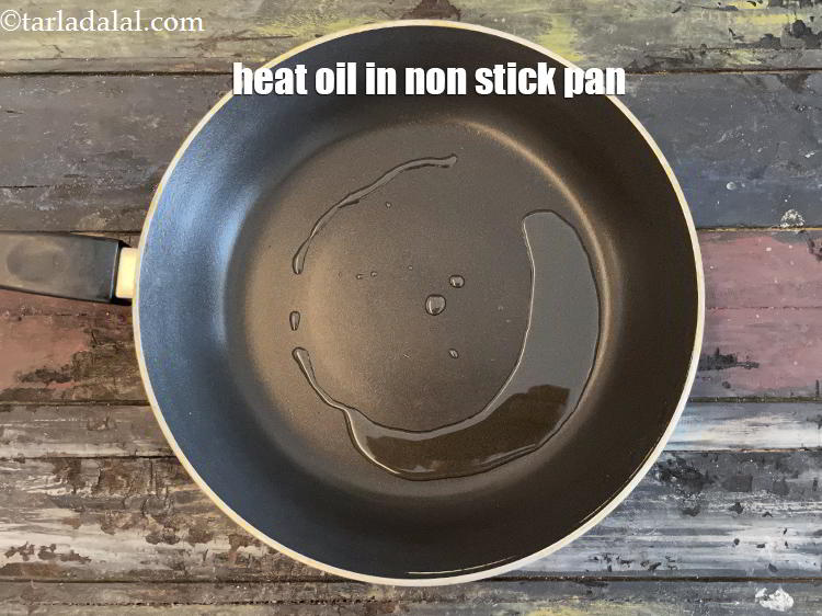 Step 6 – To make <strong>broccoli walnut soup recipe |&nbsp;broccoli vegetable soup | Indian&nbsp;broccoli soup |&nbsp;</strong>heat 1 tbls …