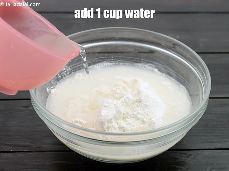 Step 5 – Add 1 cup of water.&nbsp;