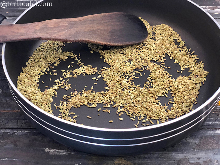 Step 4 – Roast them for 2 to 3 minutes in a pan, stirring it to roast evenly.&nbsp;