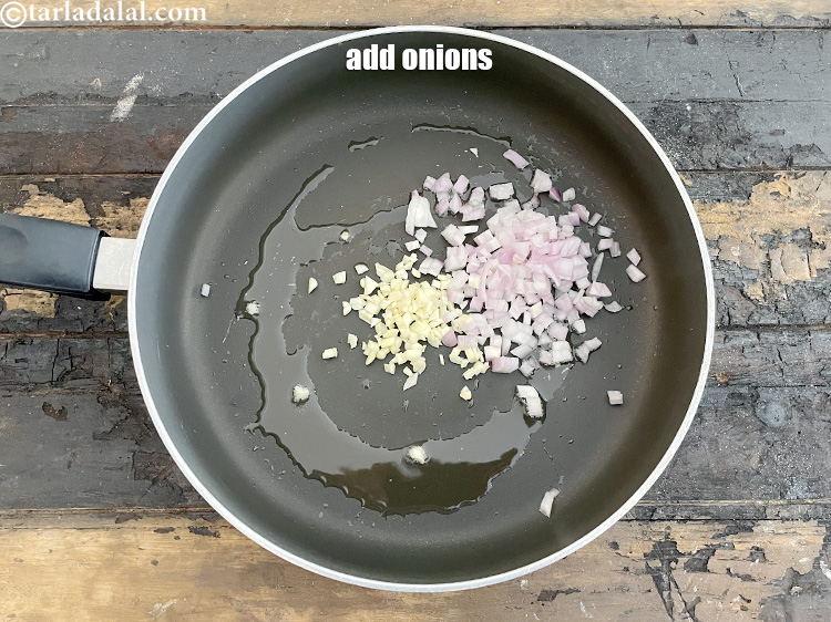 Step 11 – Add&nbsp;<meta charset="UTF-8" />1/4 cup&nbsp;finely&nbsp;<a href="glossary-chopped-onions-722i">chopped onions</a>.&nbsp;Raw onions are a very valuable source of&nbsp;<a href="https://www.tarladalal.com/recipes-for-Vitamin-C-Rich-Indian-Recipes-804" target="_blank">vitamin …