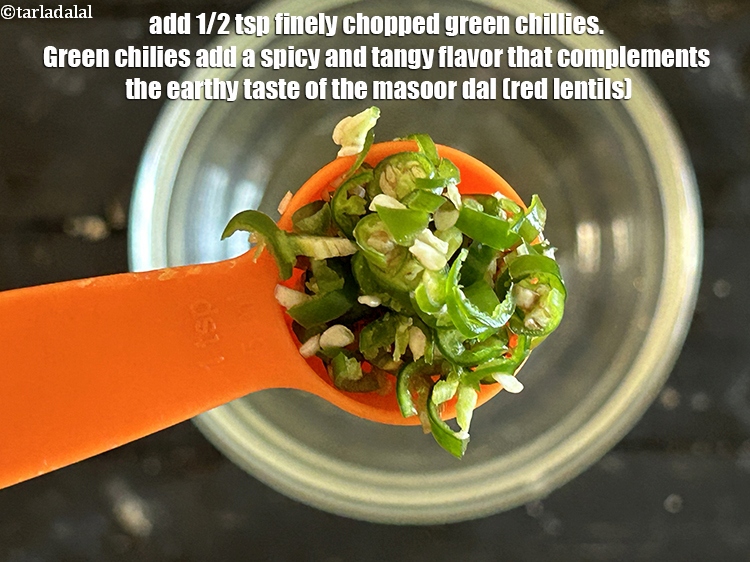 Step 12 – Add&nbsp;<meta charset="UTF-8" />1/2 tsp&nbsp;finely&nbsp;<a href="glossary-chopped-green-chilli-820i">chopped green chillies</a>.&nbsp;Green chilies add a spicy and tangy flavor that …