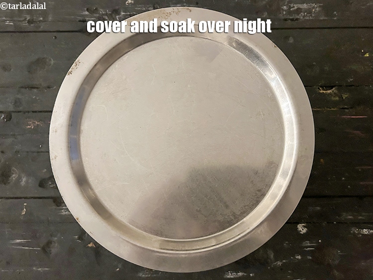 Step 5 – Cover and soak overnight.