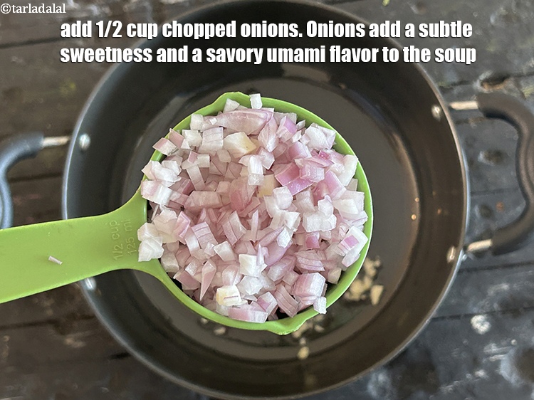 Step 5 – Add&nbsp;1/2 cup chopped onions.&nbsp;Onions add a subtle sweetness and a savory umami flavor to the …