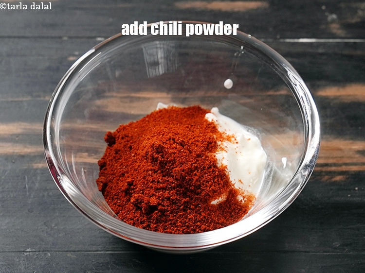 Step 5 – Add 2 tsp chili powder.