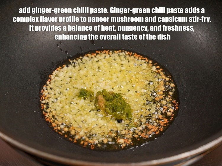 Step 5 – Add 1 tsp <a href="https://www.tarladalal.com/glossary-ginger-green-chilli-paste-adrak-mirch-ki-paste-adrak-mirchi-paste-139i">ginger-green chilli paste</a>. Ginger-green chili paste adds a complex flavor profile …