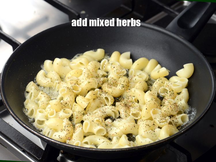 Step 7 – Add &frac12; tsp mixed herbs.