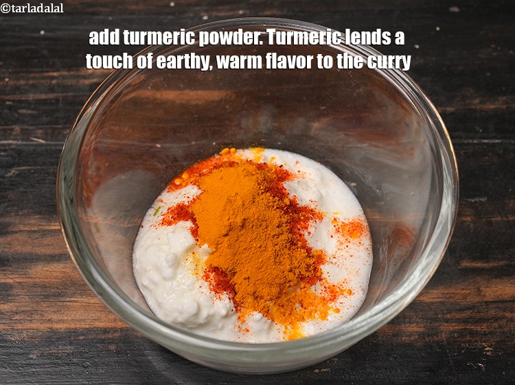 Step 5 – Add &frac14; tsp turmeric powder. Turmeric lends a touch of earthy, warm flavor to the …