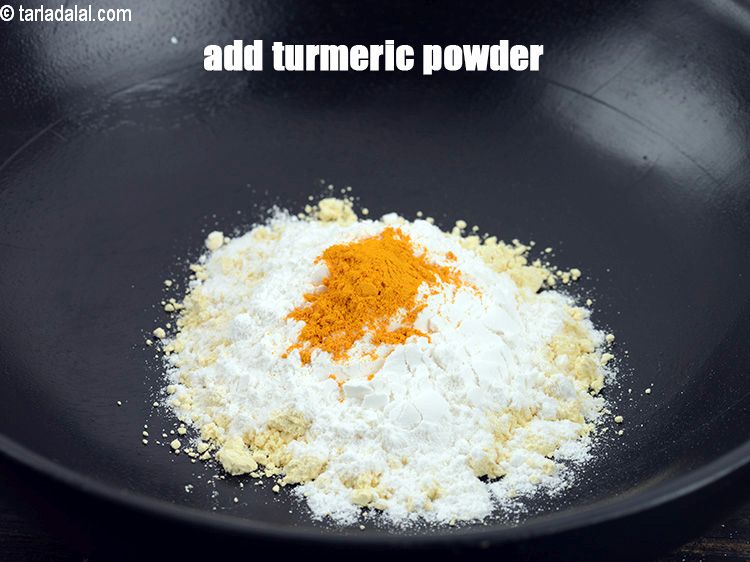 Step 32 – Add 1/4 tsp <a href="https://www.tarladalal.com/glossary-turmeric-powder-haldi-645i">turmeric powder (haldi)</a>.
