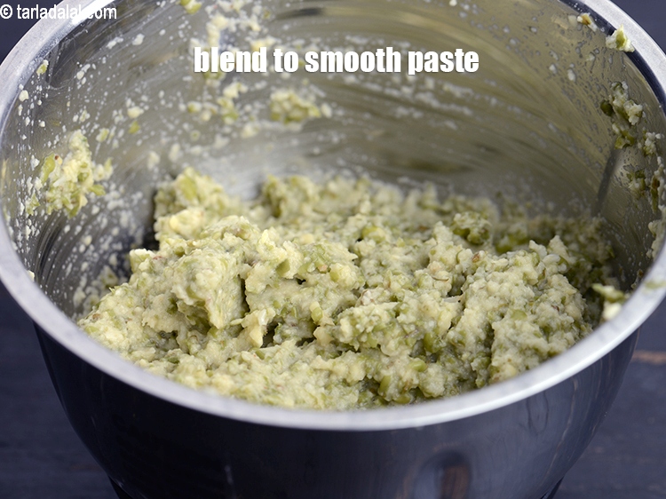 Step 5 – Blend it to a smooth paste.