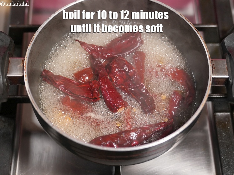 Step 5 – Boil for 10 to 12 minutes until it becomes soft.